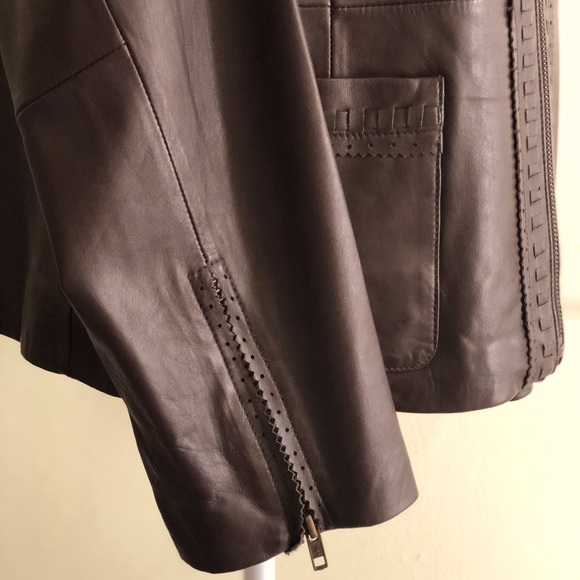 Rem Garson Chocolate Brown Genuine Leather Jackey - Picture 10 of 12